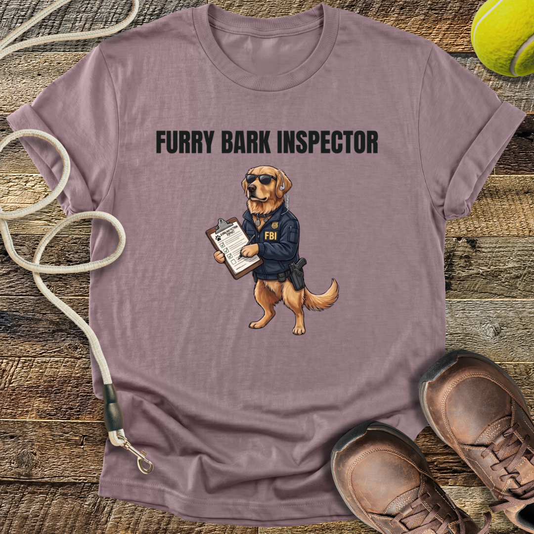 Furry Bark Inspector T-Shirt