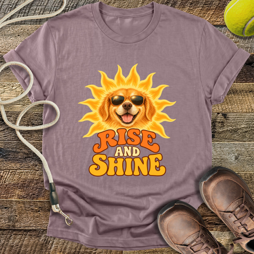 Rise And Shine (Golden Retriever) T-Shirt