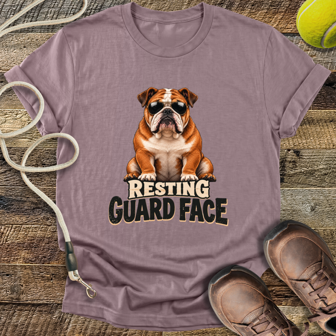 Resting Guard Face (Bulldog) T-Shirt