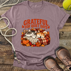 Grateful For Quiet Days (Cat and Shiba Inu) T-Shirt