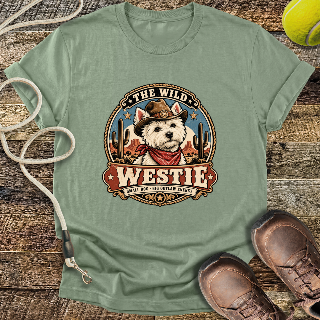 The Wild Westie (West Highland White Terrier) T-Shirt