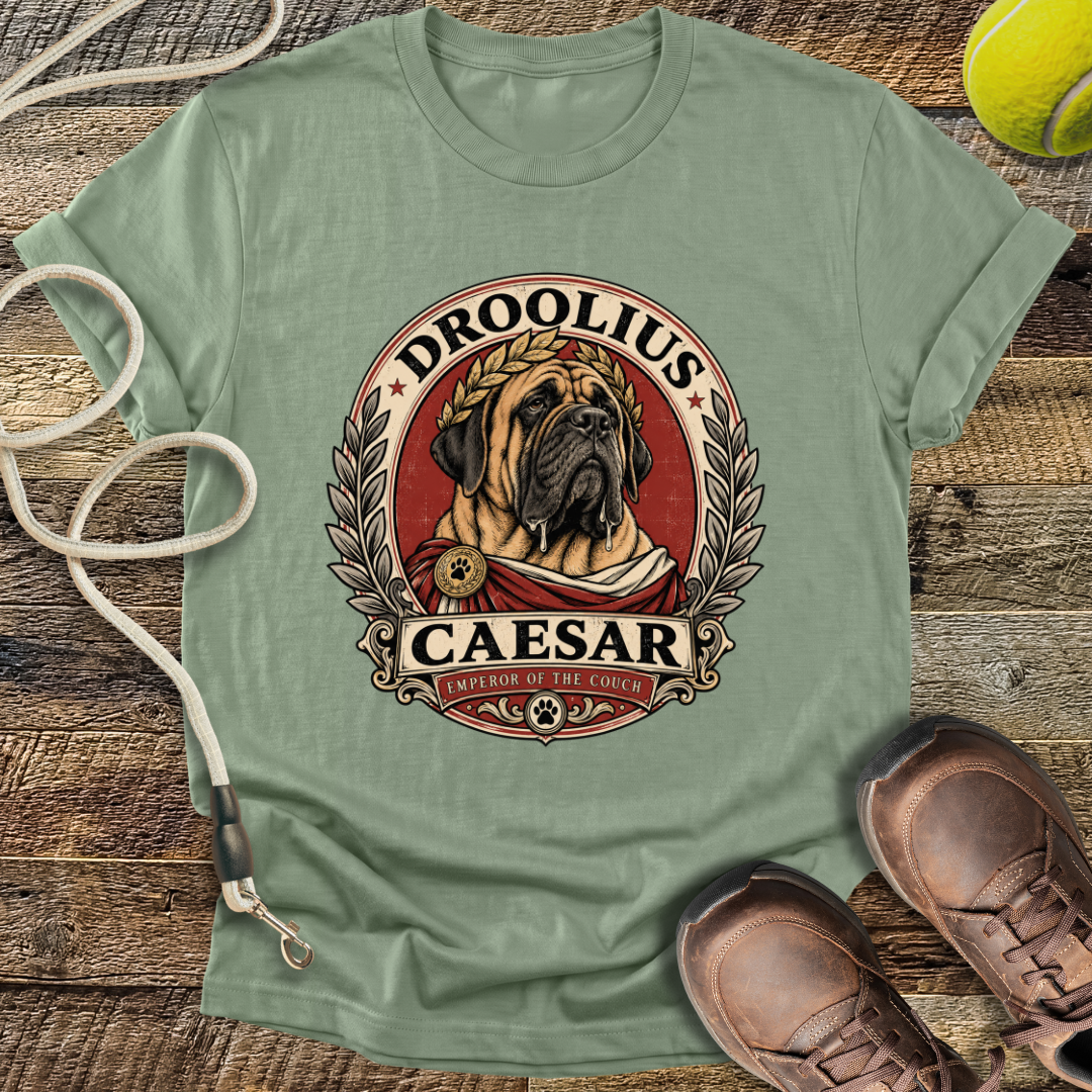 Droolius Caesar (Mastiff) T-Shirt