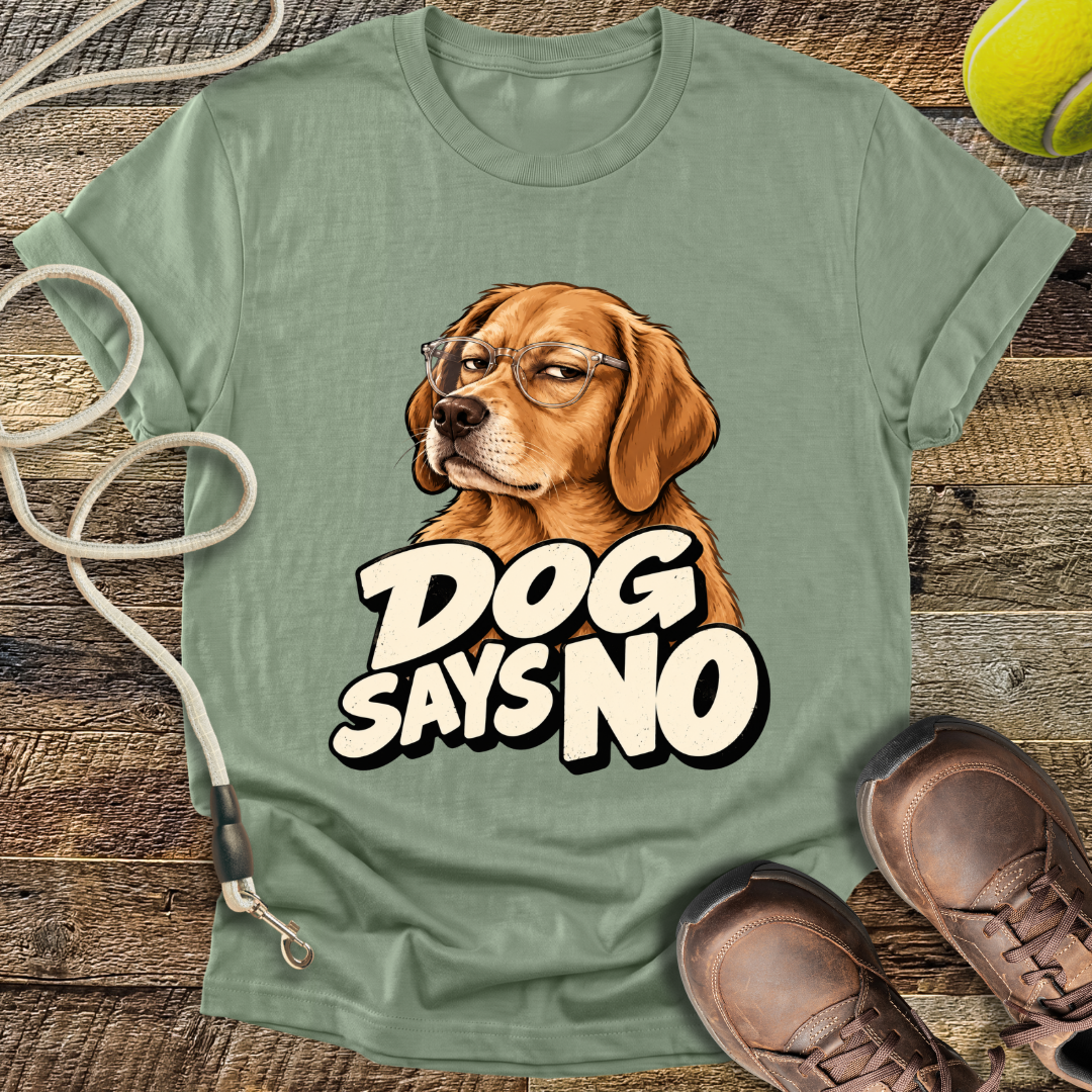 Dog Says No (Labrador) T-Shirt