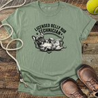 Licensed Belly Rub Technician T-Shirt