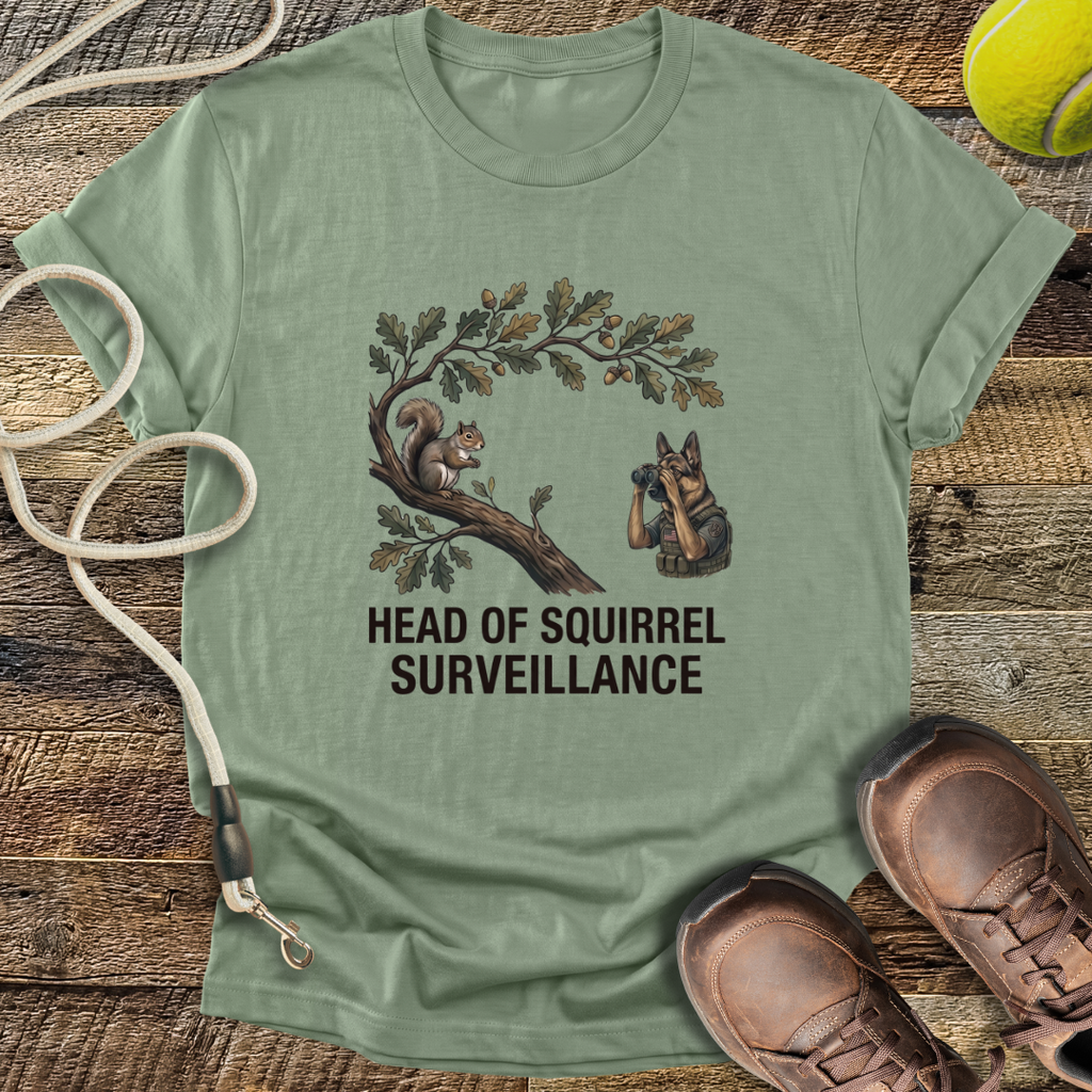 Head of Squirrel Surveillance T-Shirt