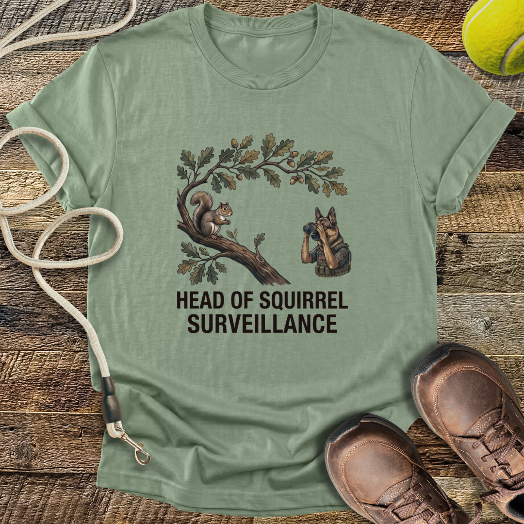 Head of Squirrel Surveillance T-Shirt