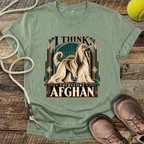 I Think, Therefore Afghan (Afghan Hound) T-Shirt