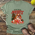 On The Naughty List (Dog) T-Shirt
