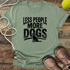 Less People More Dogs T-Shirt