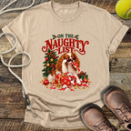 On The Naughty List (Dog) T-Shirt