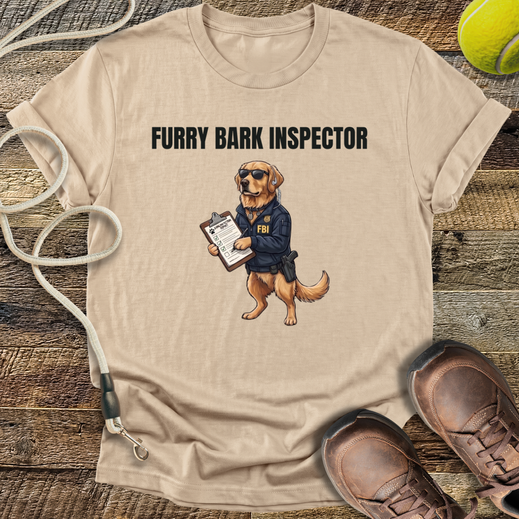 Furry Bark Inspector T-Shirt