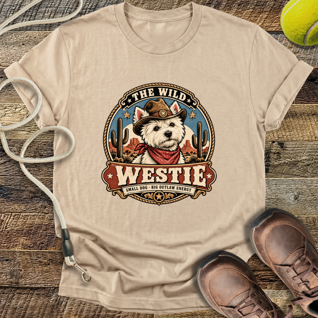 The Wild Westie (West Highland White Terrier) T-Shirt