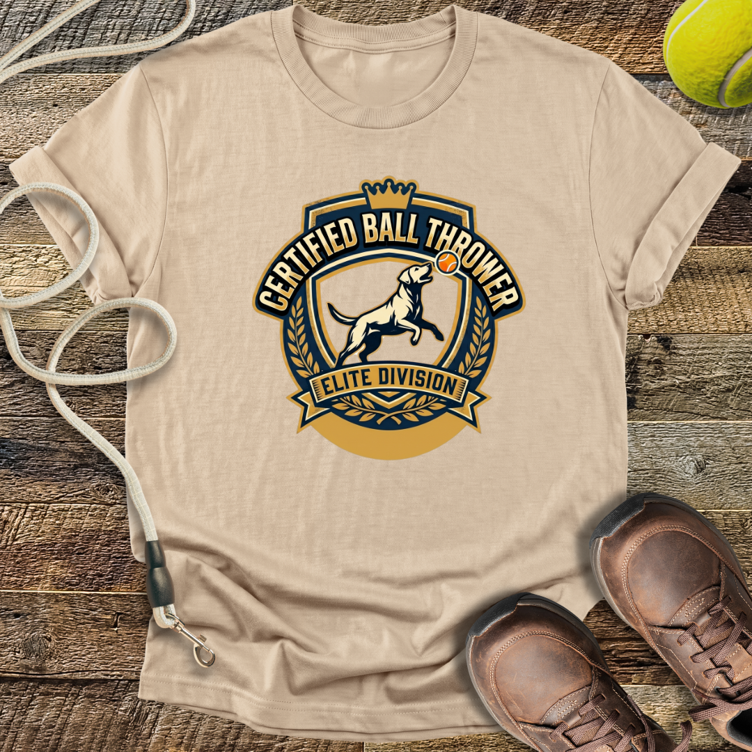 Certified Ball Thrower, Elite Division T-Shirt