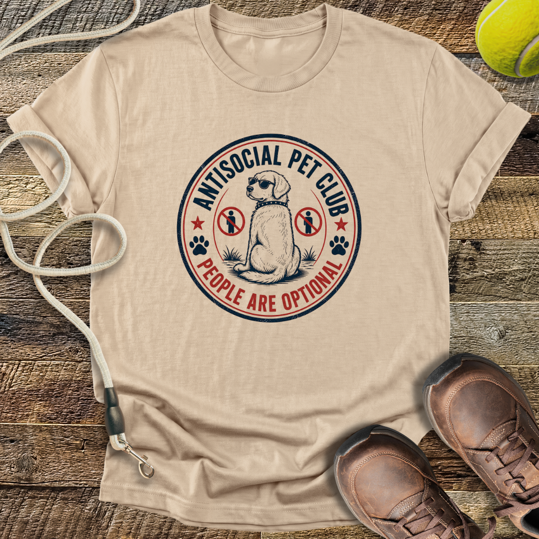 Antisocial Pet Club, People Are Optional T-Shirt