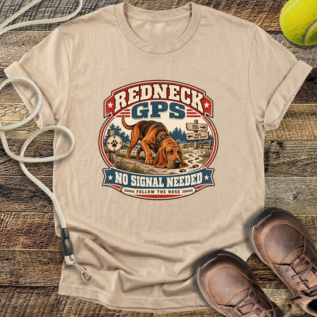 Redneck GPS (Bloodhound) T-Shirt