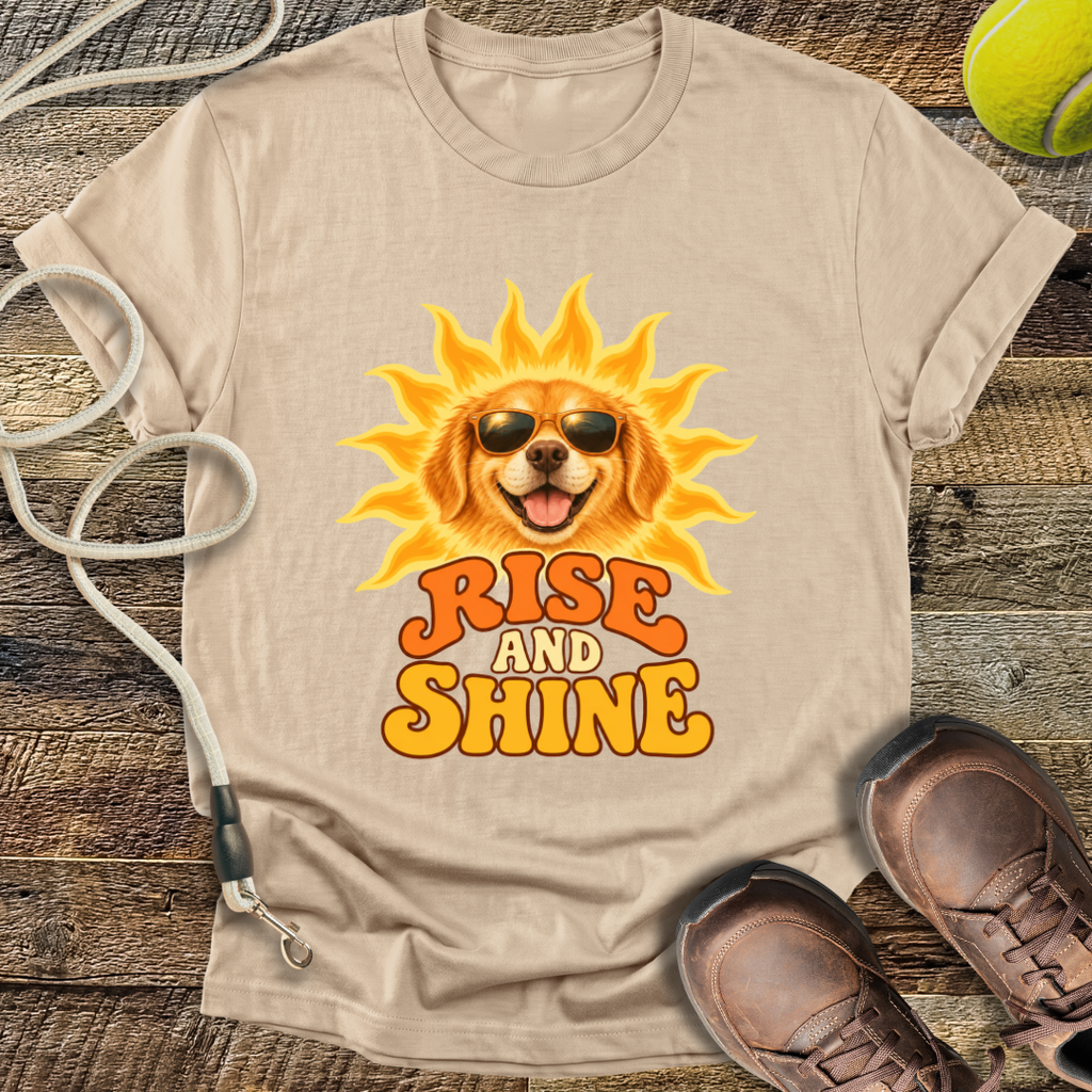 Rise And Shine (Golden Retriever) T-Shirt