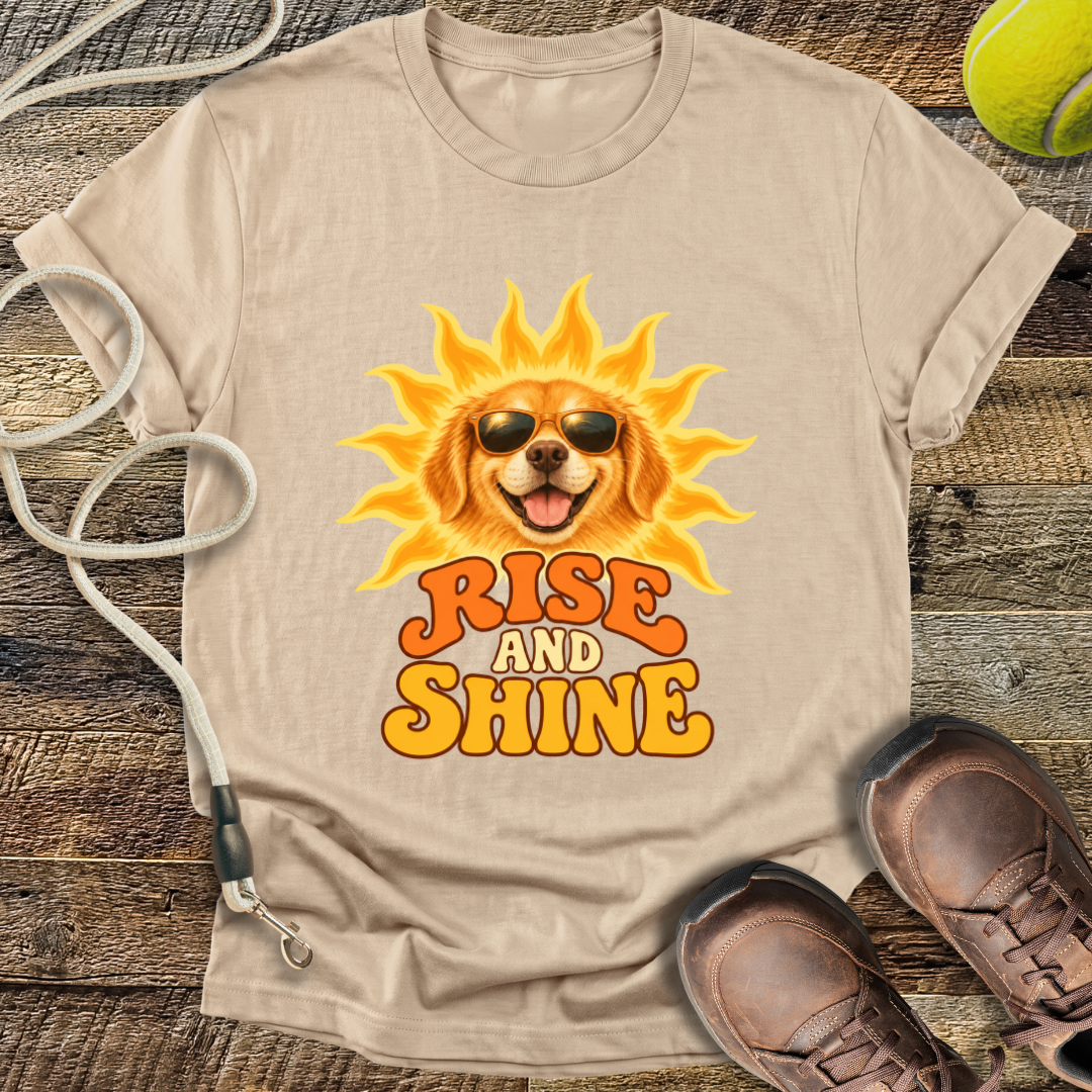 Rise And Shine (Golden Retriever) T-Shirt