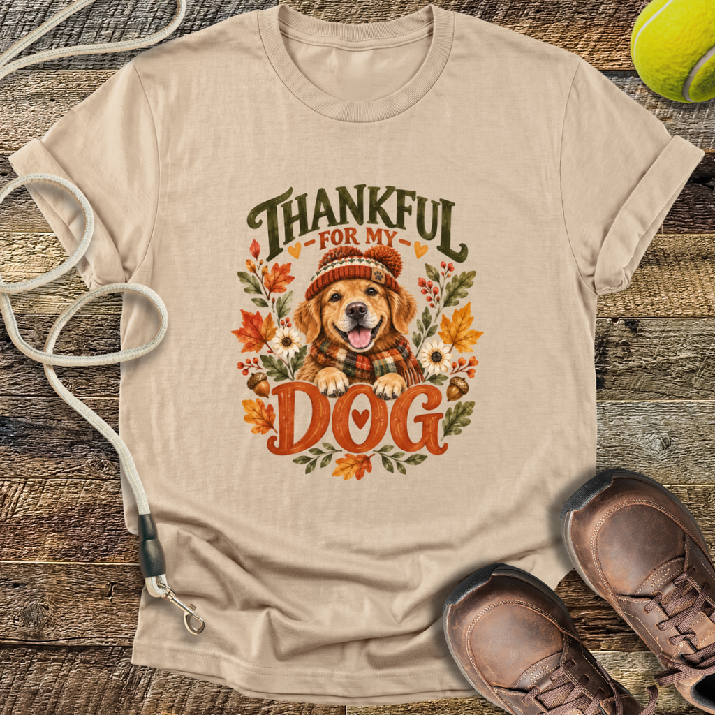 Thankful For My Dog T-Shirt