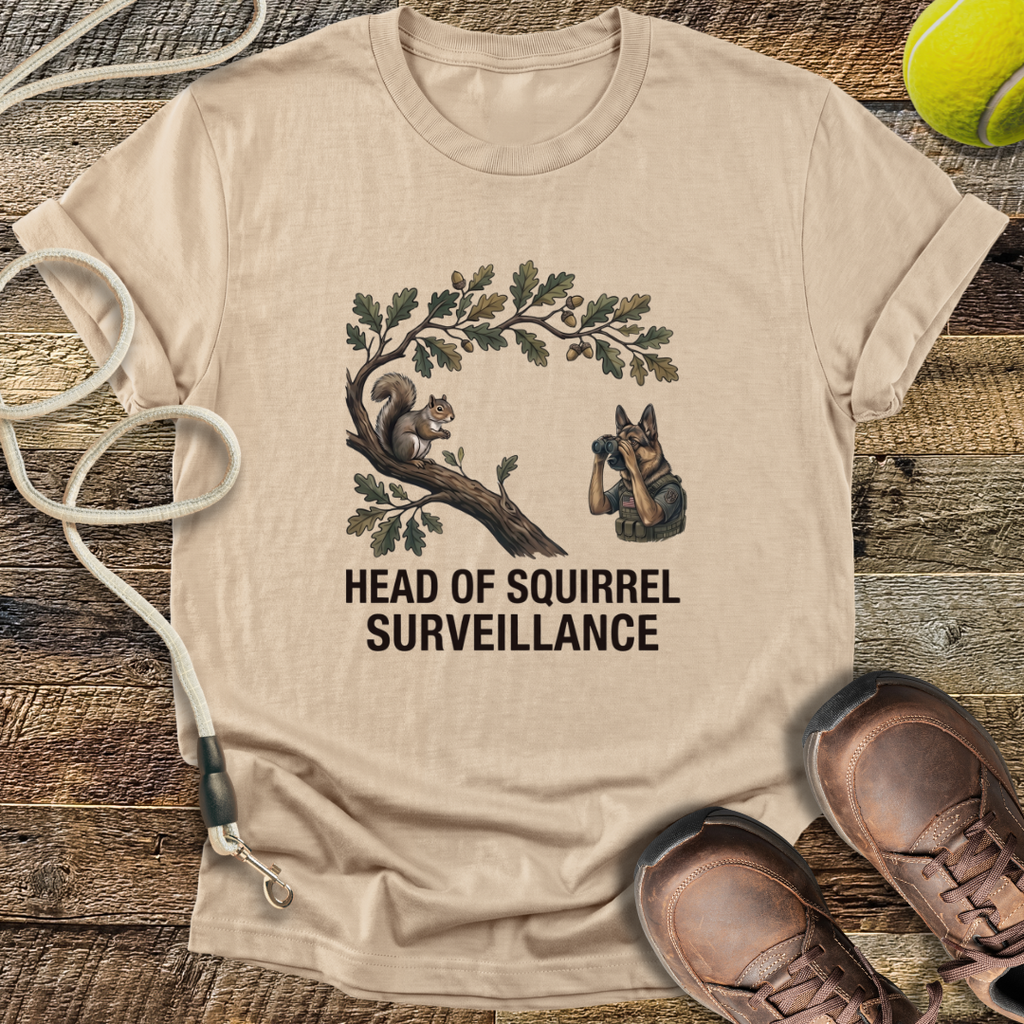 Head of Squirrel Surveillance T-Shirt