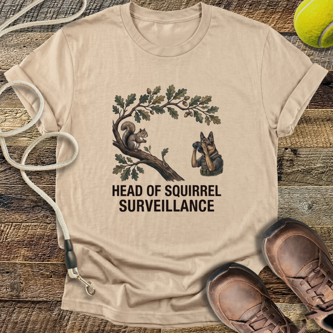 Head of Squirrel Surveillance T-Shirt