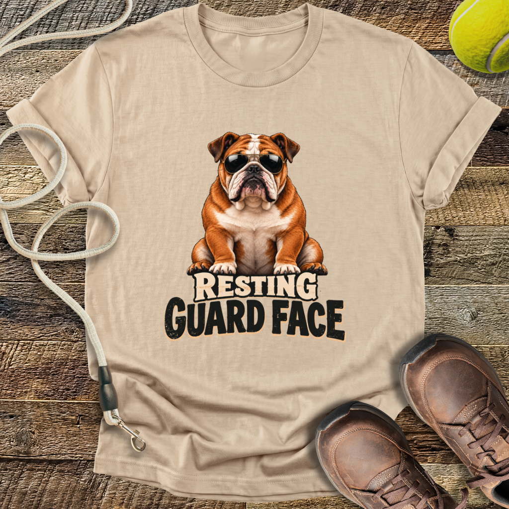 Resting Guard Face (Bulldog) T-Shirt