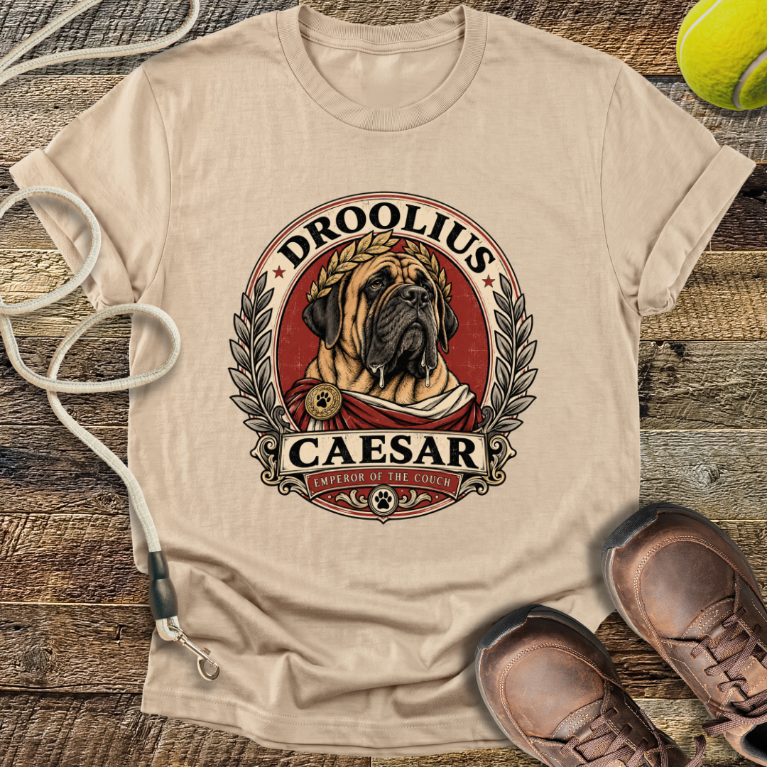 Droolius Caesar (Mastiff) T-Shirt