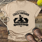 Certified Couch Companion, Cat and Dog T-Shirt