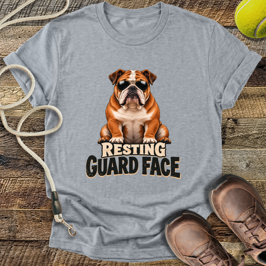Resting Guard Face (Bulldog) T-Shirt