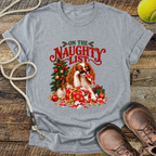 On The Naughty List (Dog) T-Shirt