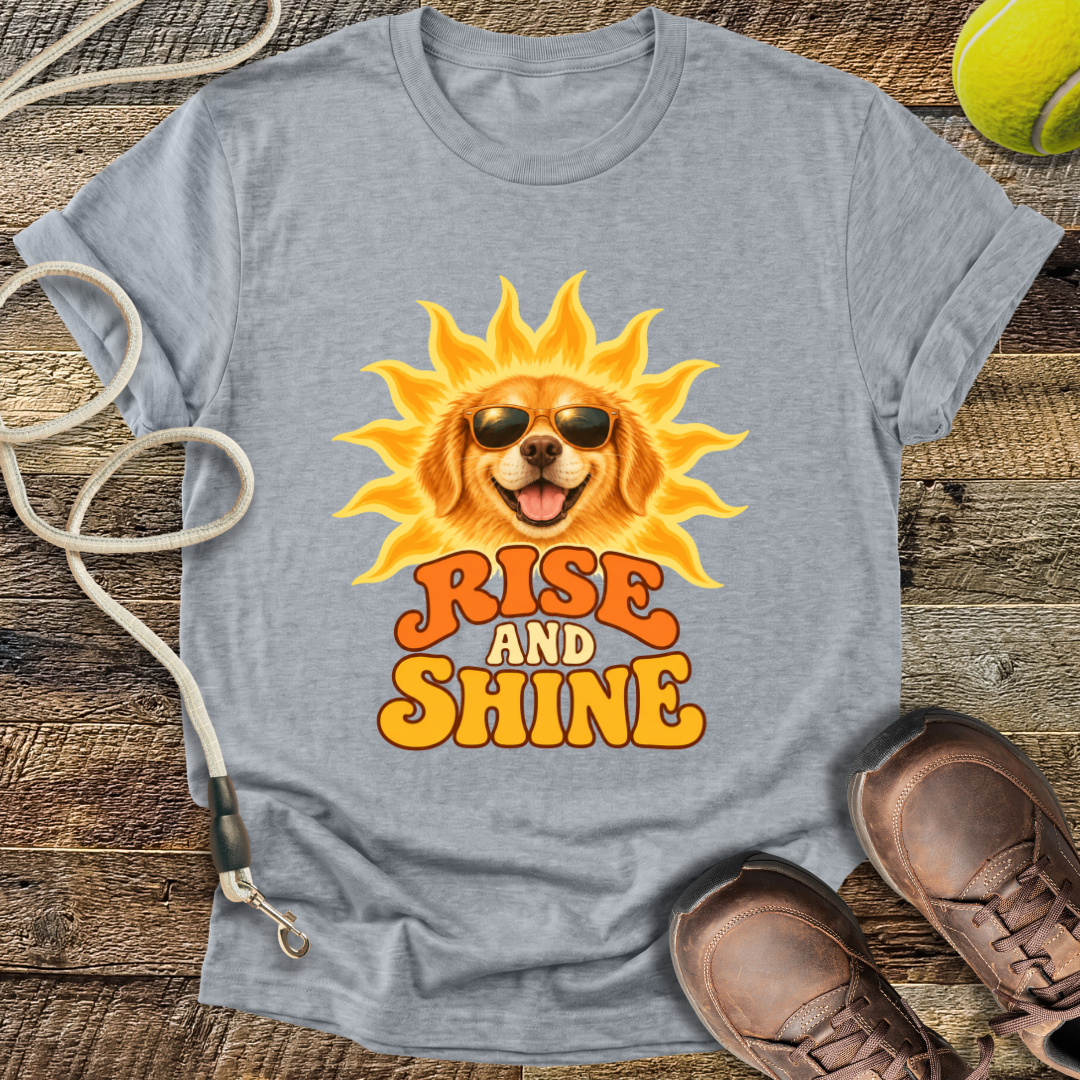 Rise And Shine (Golden Retriever) T-Shirt