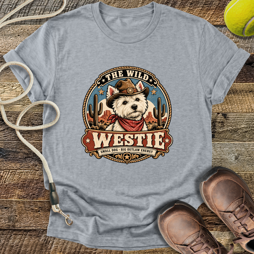 The Wild Westie (West Highland White Terrier) T-Shirt