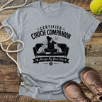 Certified Couch Companion, Cat and Dog T-Shirt