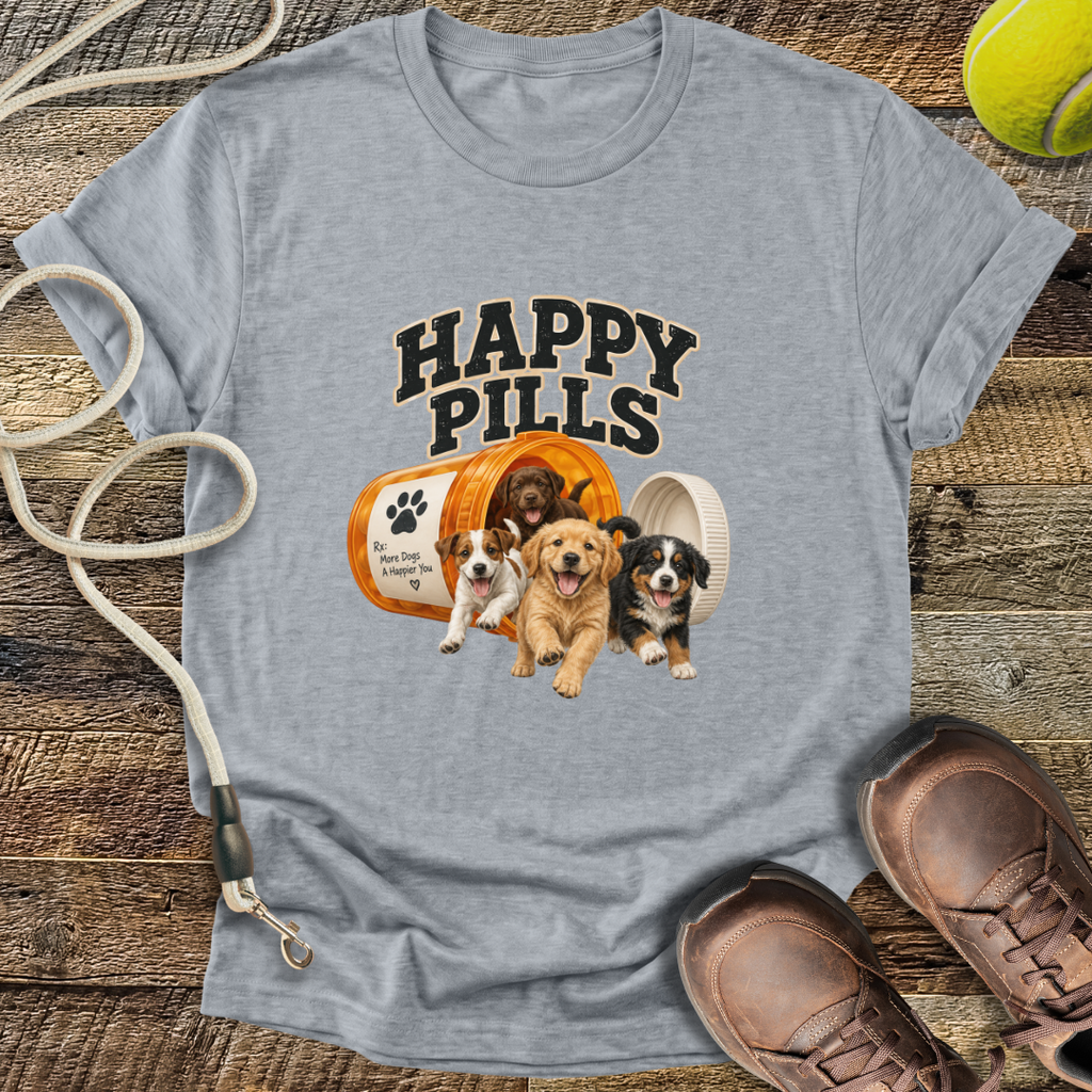 Happy Pills (Dogs) T-Shirt