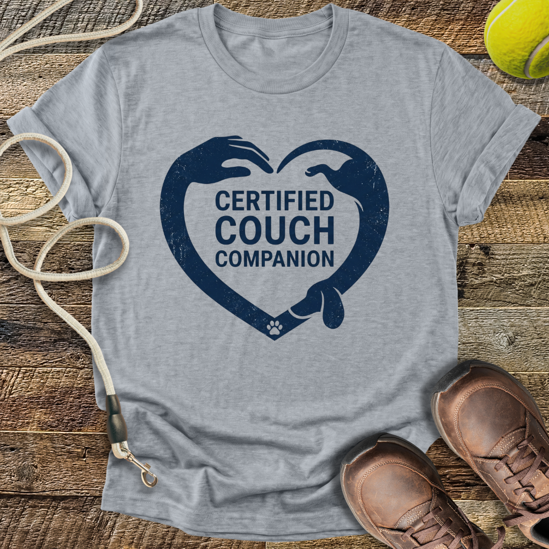 Certified Couch Companion Heart T-Shirt