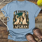 I Think, Therefore Afghan (Afghan Hound) T-Shirt