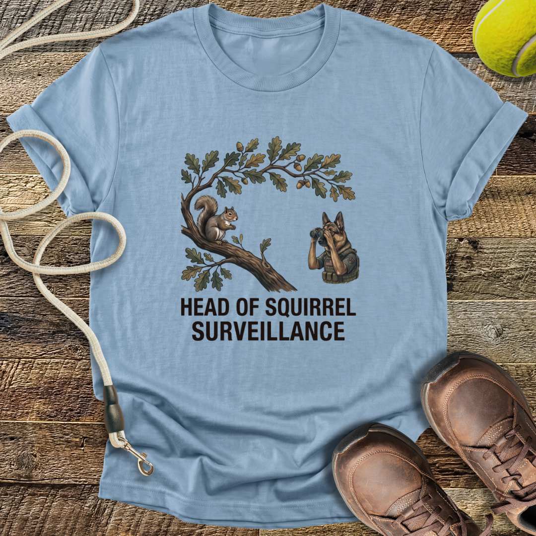 Head of Squirrel Surveillance T-Shirt