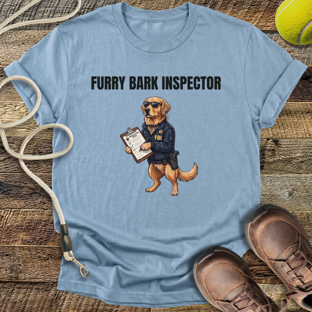 Furry Bark Inspector T-Shirt