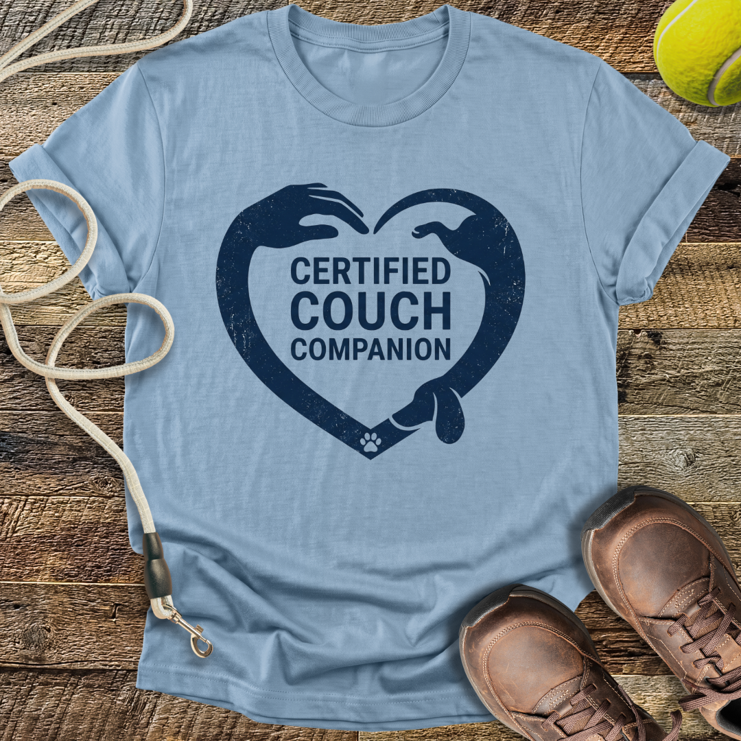 Certified Couch Companion Heart T-Shirt