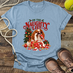 On The Naughty List (Dog) T-Shirt