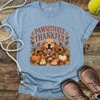 Pawsitively Thankful (Golden Retriever) T-Shirt