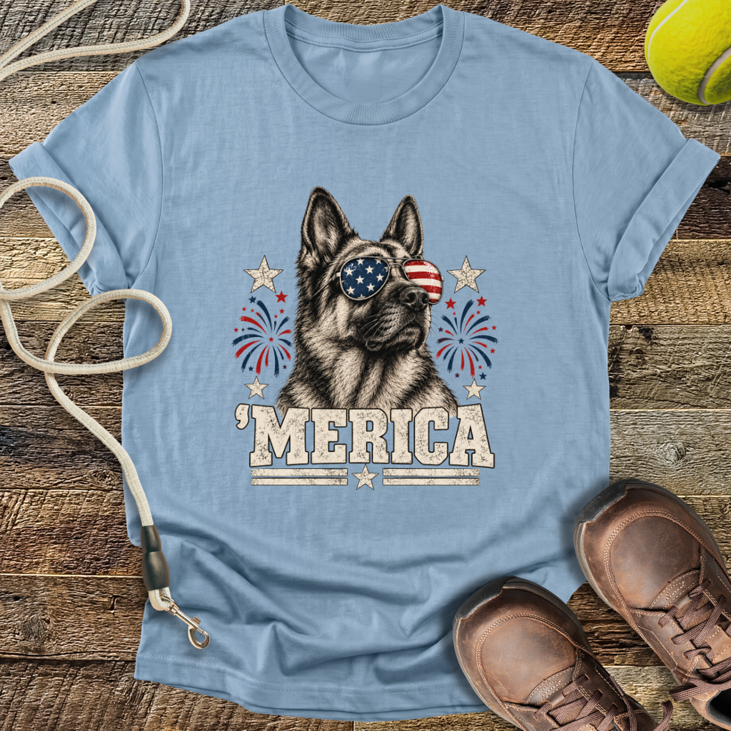 'Merica (German Shepherd) T-Shirt
