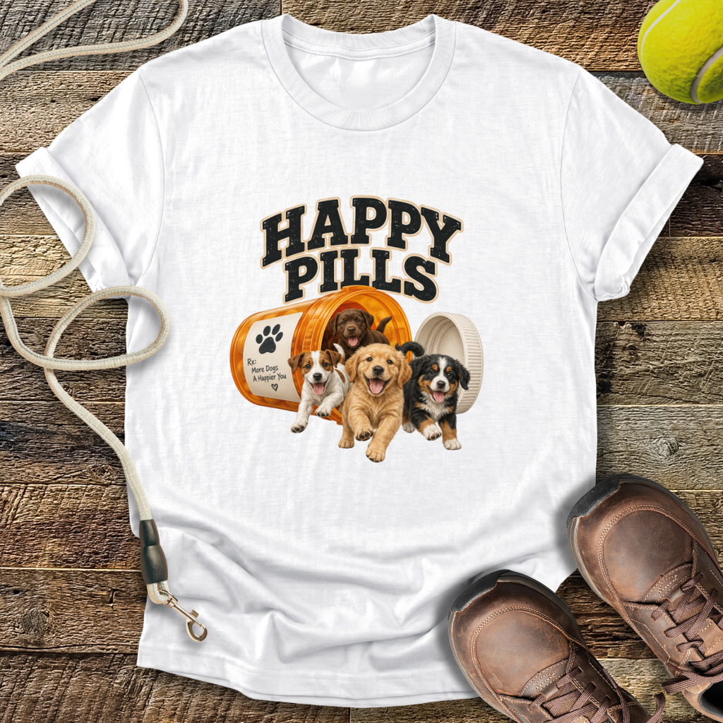 Happy Pills (Dogs) T-Shirt