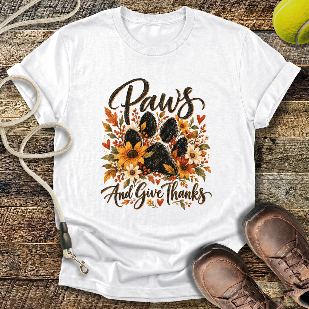 Paws And Give Thanks T-Shirt
