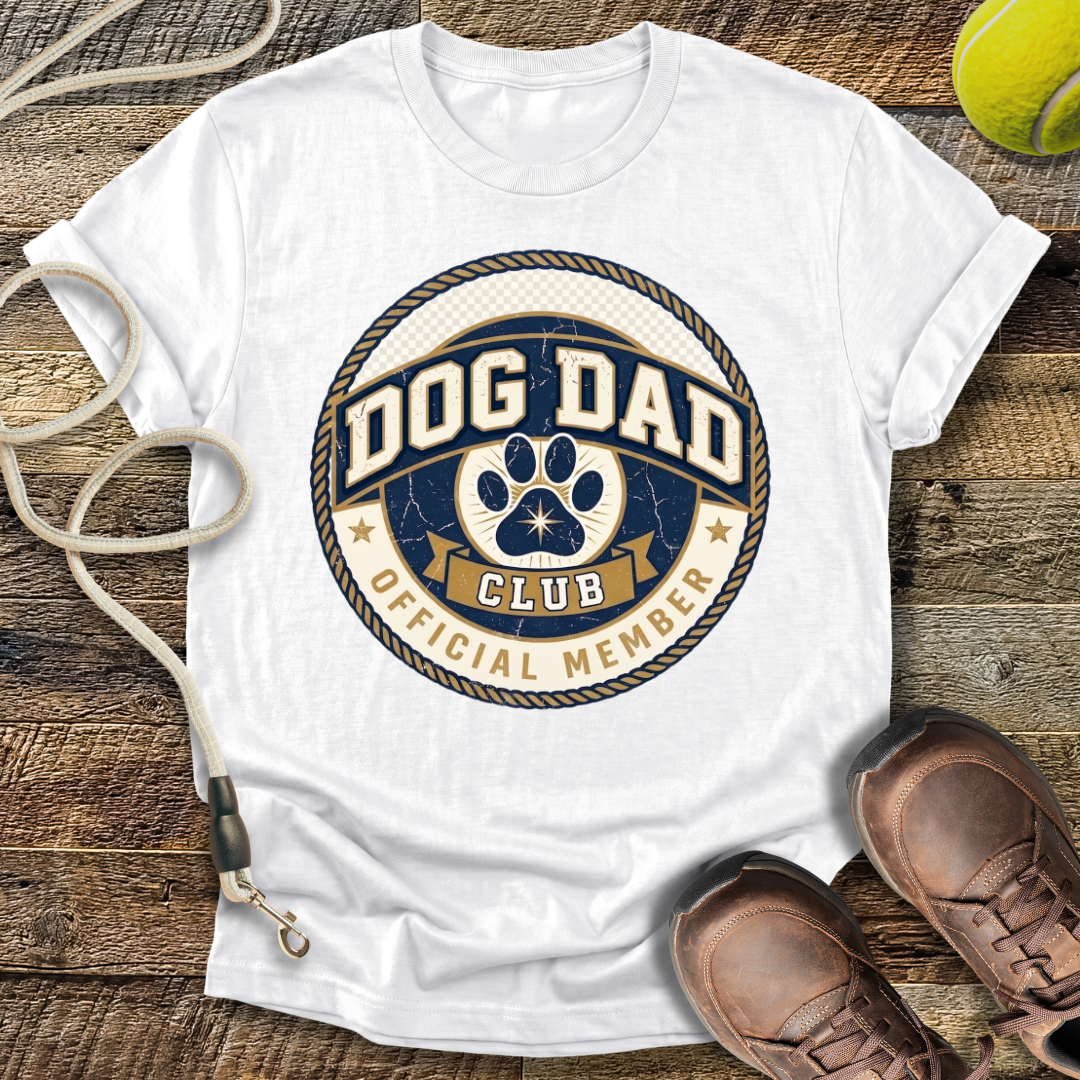 Dog Dad Club, Official Member T-Shirt