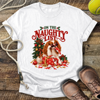 On The Naughty List (Dog) T-Shirt
