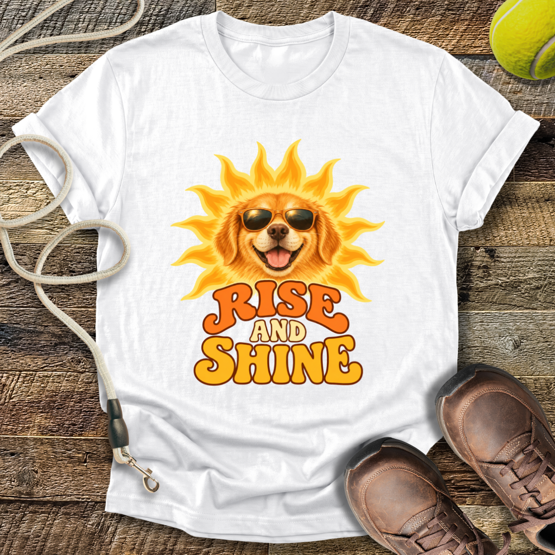 Rise And Shine (Golden Retriever) T-Shirt