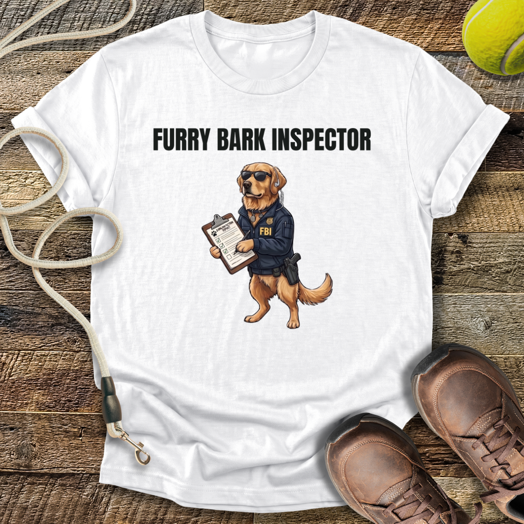 Furry Bark Inspector T-Shirt