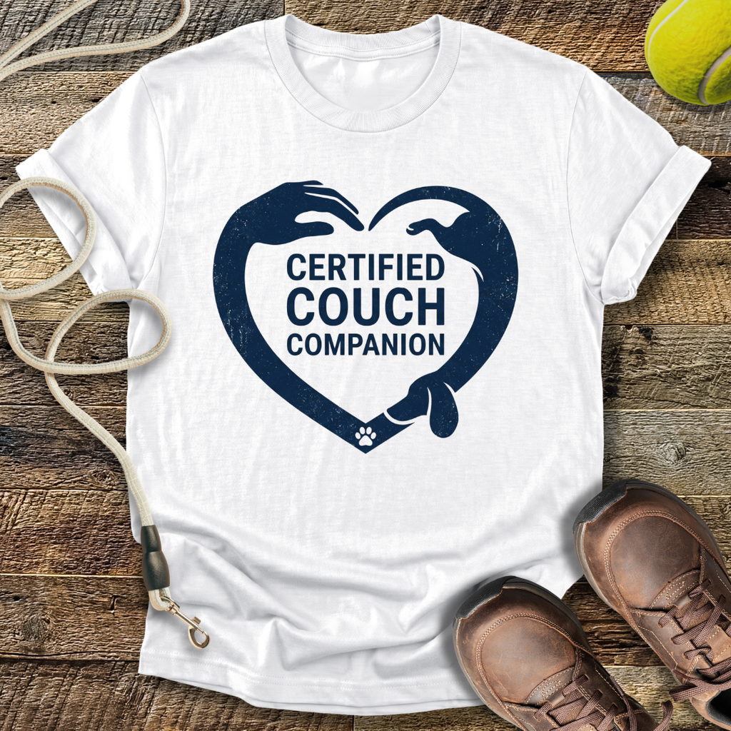 Certified Couch Companion Heart T-Shirt