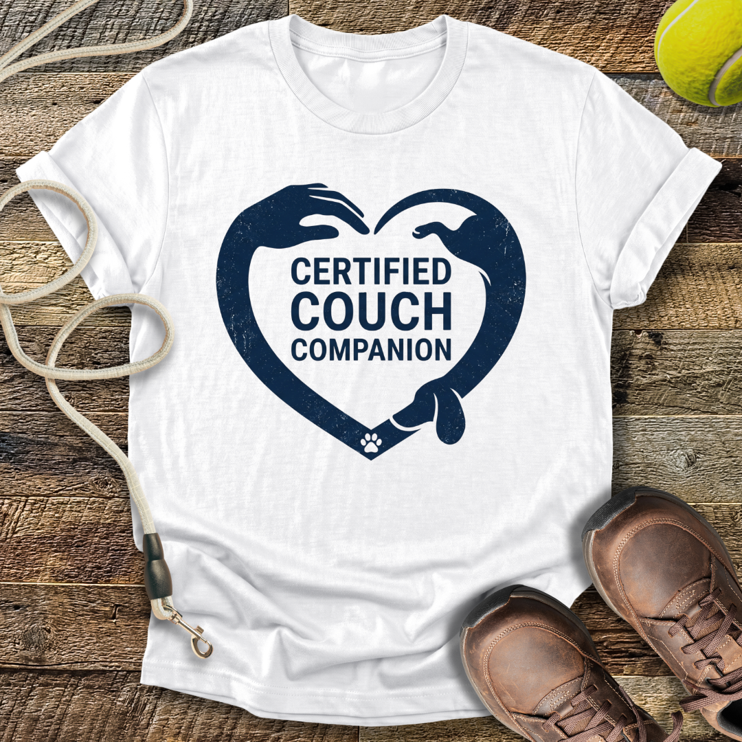 Certified Couch Companion Heart T-Shirt