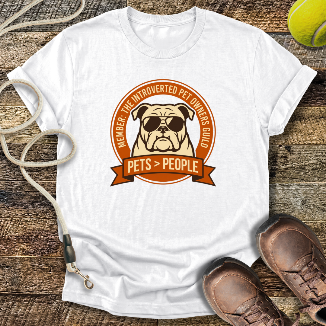 Member: The Introverted Pet Owners Guild T-Shirt